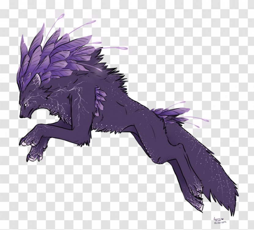 Drawing Gray Wolf Character Featherstorm Carnivora - Animal - Myth Transparent PNG