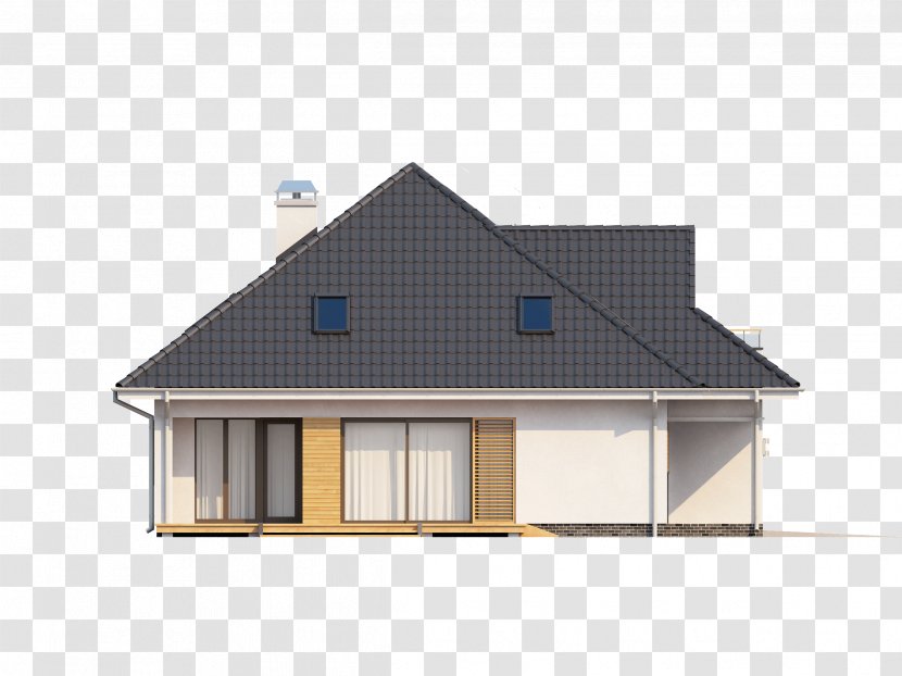 Roof House Facade Terrace Garage - Building Transparent PNG