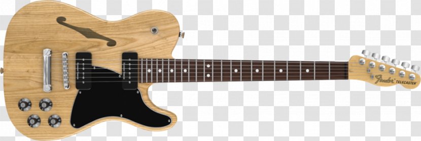 Fender Telecaster Thinline Musical Instruments Corporation JA-90 Electric Guitar - Stratocaster Transparent PNG