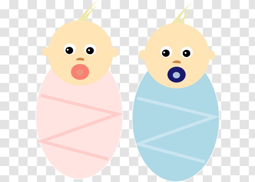 Twins Days Infant Clip Art - Fictional Character - Baby Transparent PNG