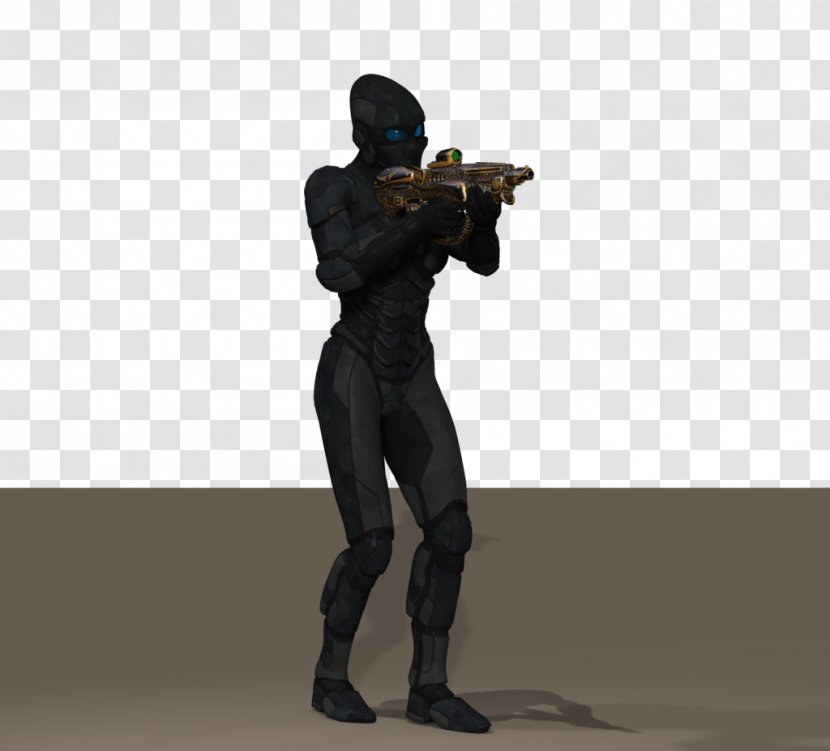 Mercenary Figurine - Action Figure - Space Warrior Transparent PNG