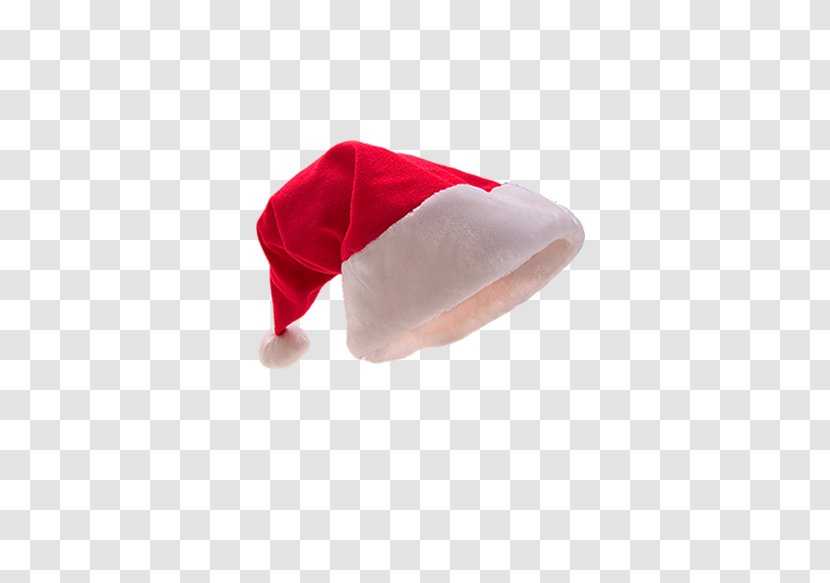 Santa Claus Christmas Hat Suit Plush - White Transparent PNG
