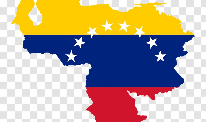 Flag Of Venezuela Map National - World Transparent PNG