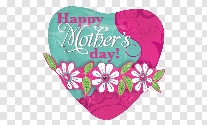 Mother's Day Balloon Mothering Sunday Father's - Pink Transparent PNG