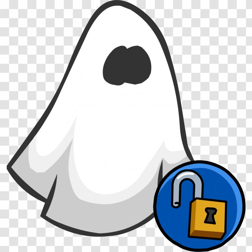 Club Penguin Island Ghost Costume Disguise - Hat Transparent PNG