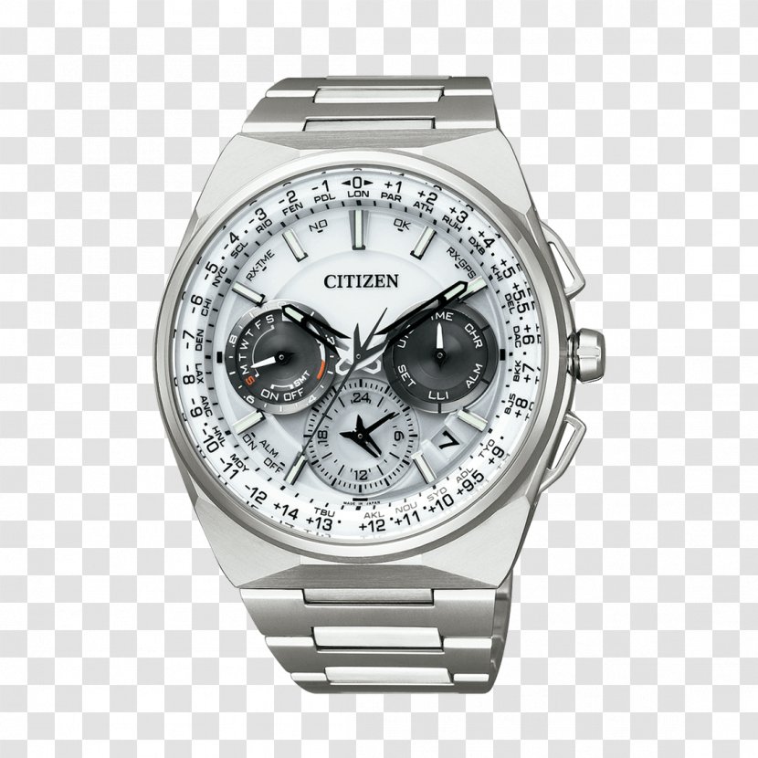 Eco-Drive Citizen Watch Chronograph Water Resistant Mark - Radio Clock Transparent PNG