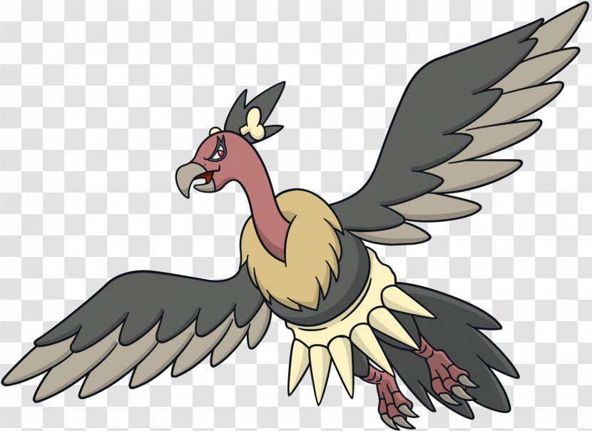 Pokemon Xd Gale Of Darkness Sun And Moon Mandibuzz ポケモンの一覧 Art Bird Transparent Png