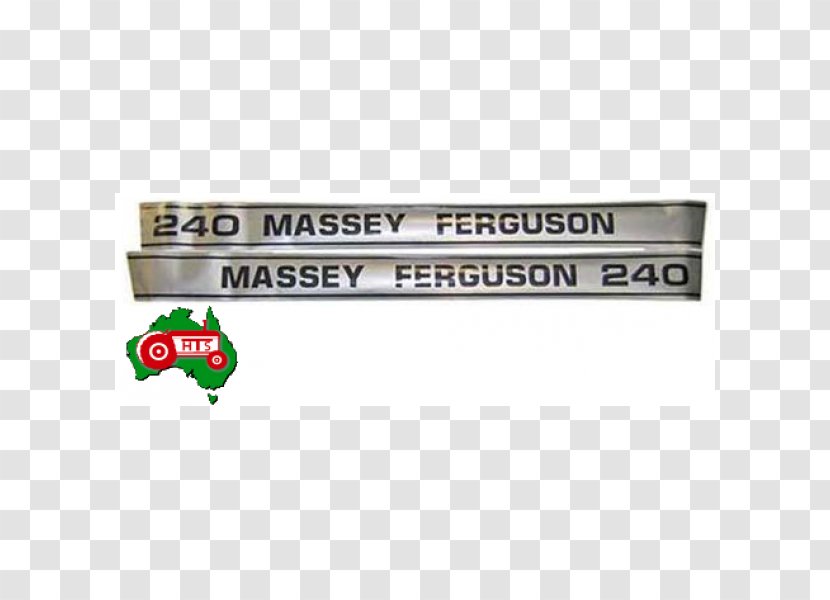 Car Brand Logo Font - Massey Ferguson Tractor Transparent PNG