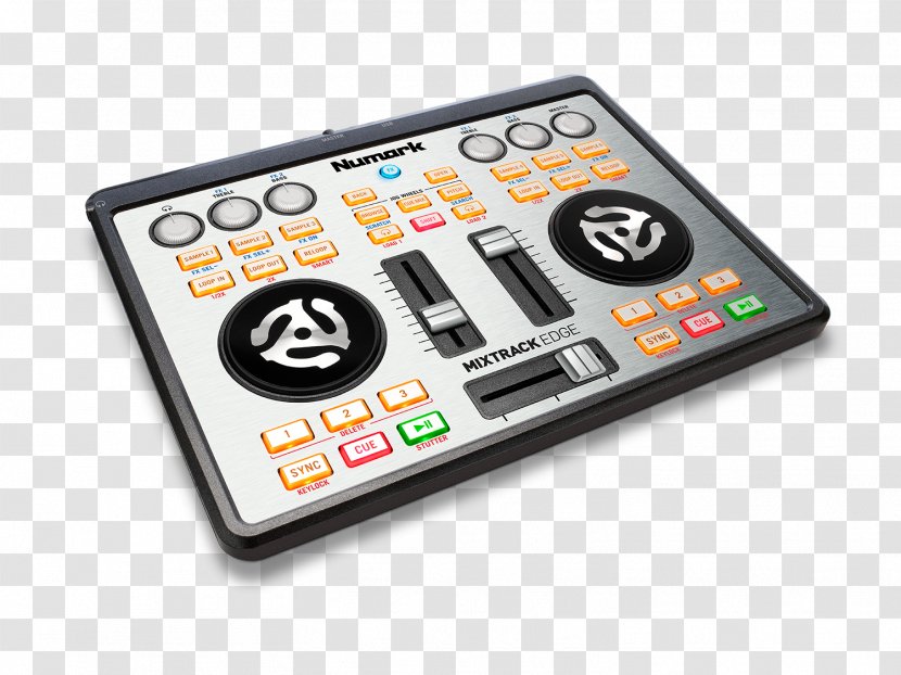 Numark Mixtrack Edge Industries DJ Controller Disc Jockey Audio Mixers - Cartoon - Tree Transparent PNG