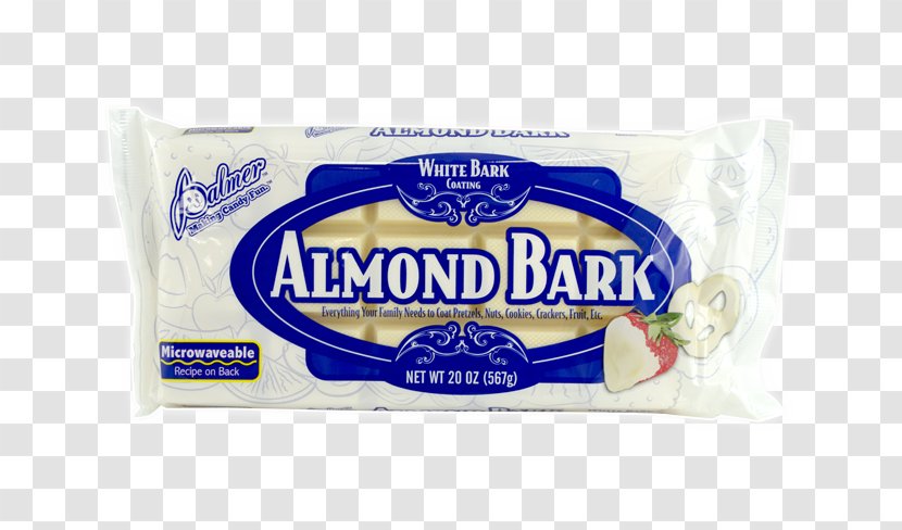 White Chocolate Almond Bark Flavor Candy Transparent PNG