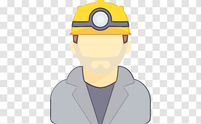 Yellow Cartoon Headgear Transparent PNG
