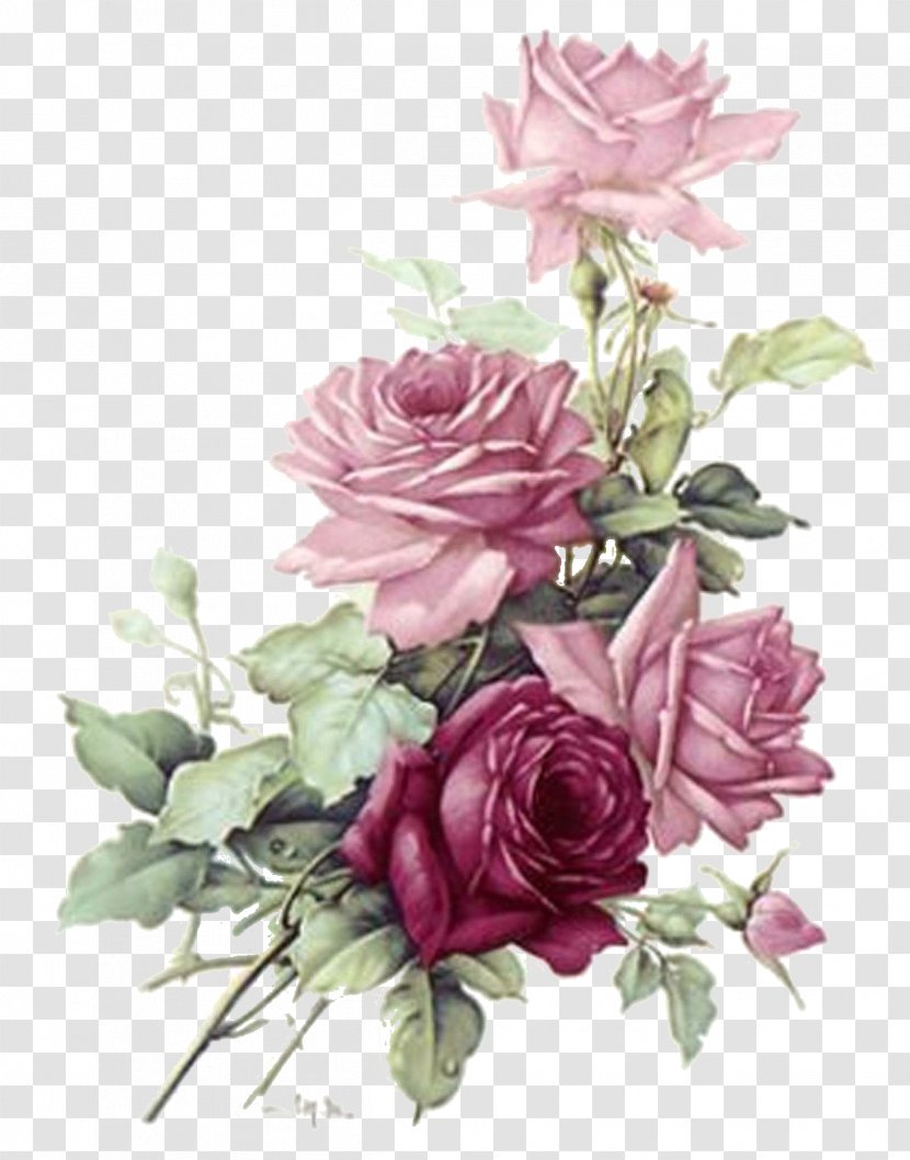 Paper Flower Bouquet Rose Clip Art - Ceramic - Burgundy Flowers Transparent PNG