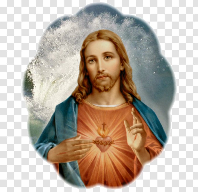 Jesus Sacred Heart Immaculate Of Mary Litany - Supernatural Creature Transparent PNG