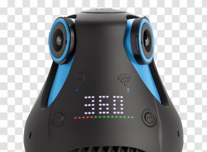 GIROPTIC 360CAM Omnidirectional Camera Immersive Video Light - Technology Transparent PNG