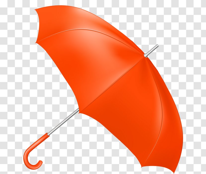 Umbrella - Orange Transparent PNG