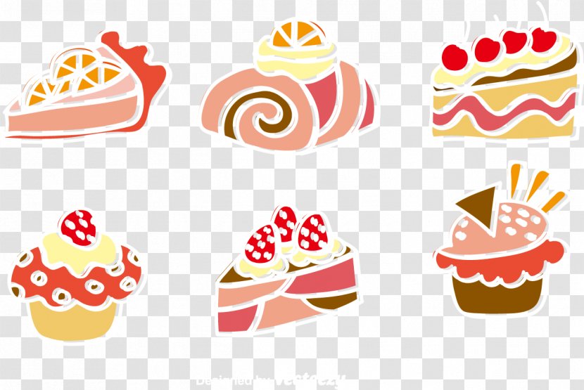 Cake Food - Vector Transparent PNG