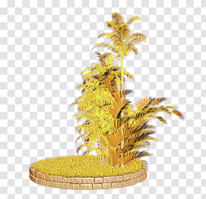 Yellow Plant Aquarium Decor Tree Houseplant Transparent PNG