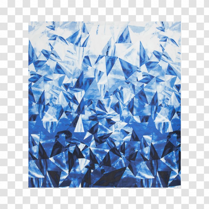 Duvet Quilt Bed Sheets Silk Comforter - Blue Geometric Transparent PNG