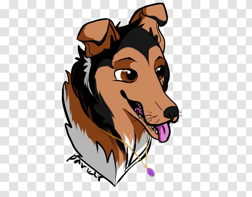 Dog Breed Snout Clip Art - Rough Collie Transparent PNG