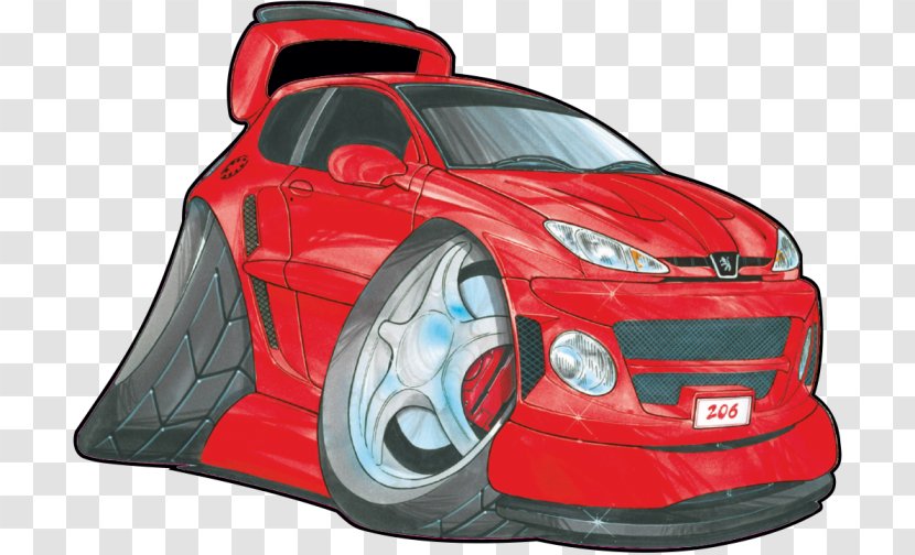 Car Door Peugeot 206 Sticker - Vehicle Transparent PNG