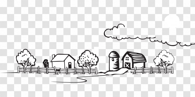 agricultural land clip art silhouette