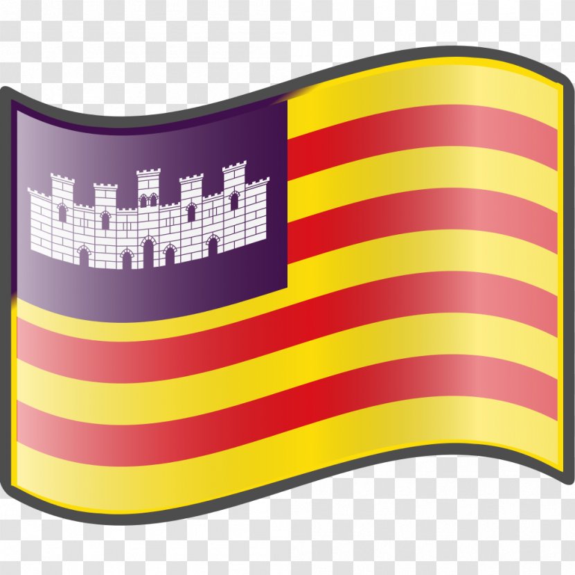 Flag Of The Balearic Islands Logo Text - Hispania Balearica - Day Transparent PNG