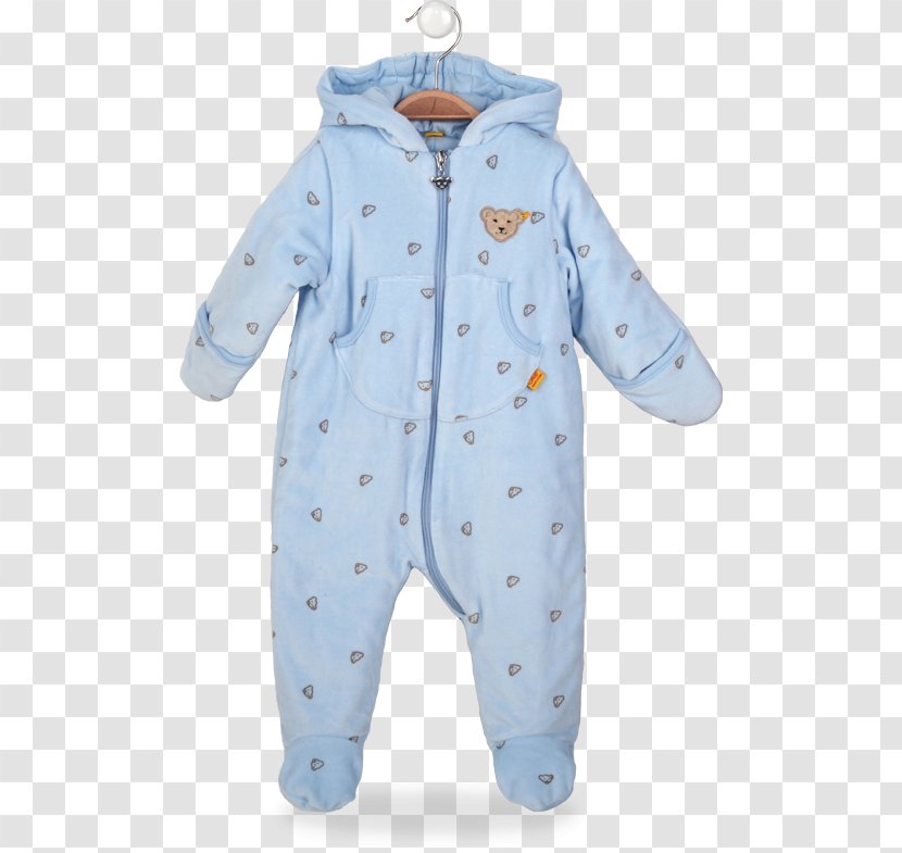 Baby & Toddler One-Pieces Pajamas Sleeve Bodysuit Outerwear - Bear Blue Transparent PNG