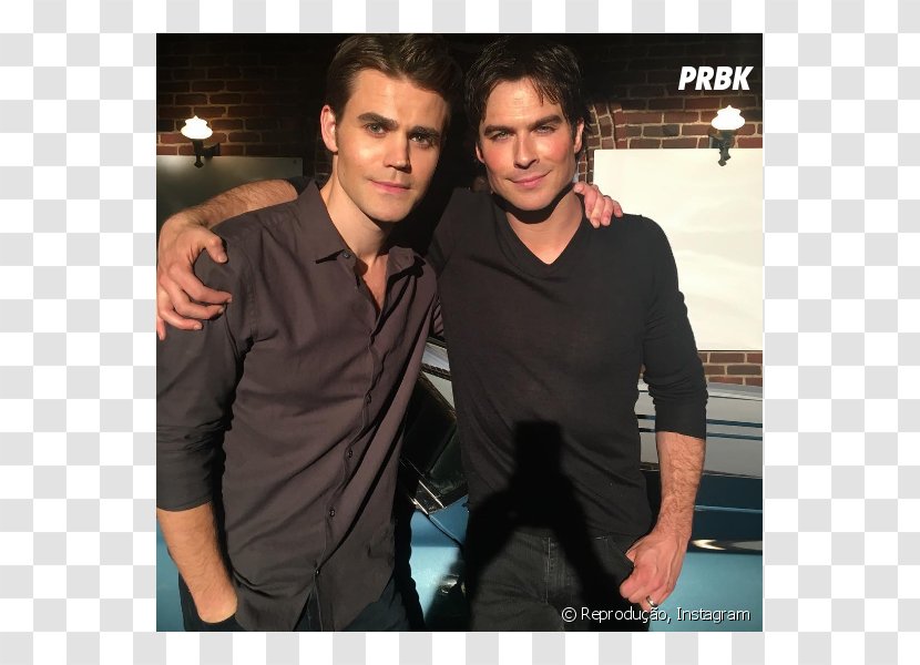 Paul Wesley Ian Somerhalder The Vampire Diaries Damon Salvatore Elena Gilbert Transparent PNG