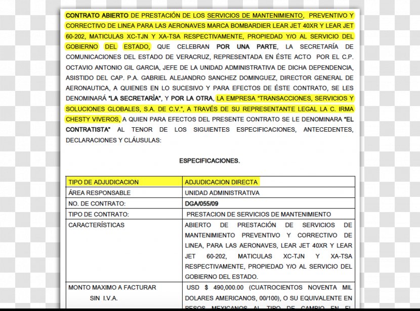 Contract Empresa Document Veracruz Service - Politics - Straight Transparent PNG