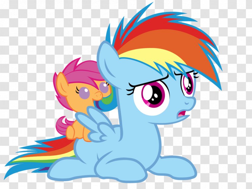 Rainbow Dash Scootaloo Pinkie Pie My Little Pony - Cartoon Transparent PNG