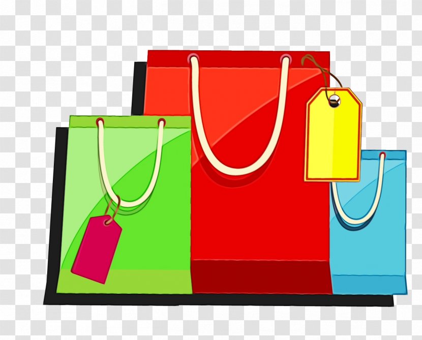 Shopping Bag - Paint - Luggage And Bags Transparent PNG