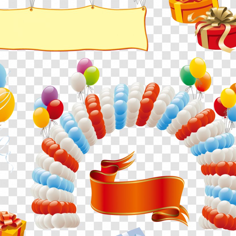 Balloon Party Birthday Clip Art - Greeting Card - Creative Transparent PNG