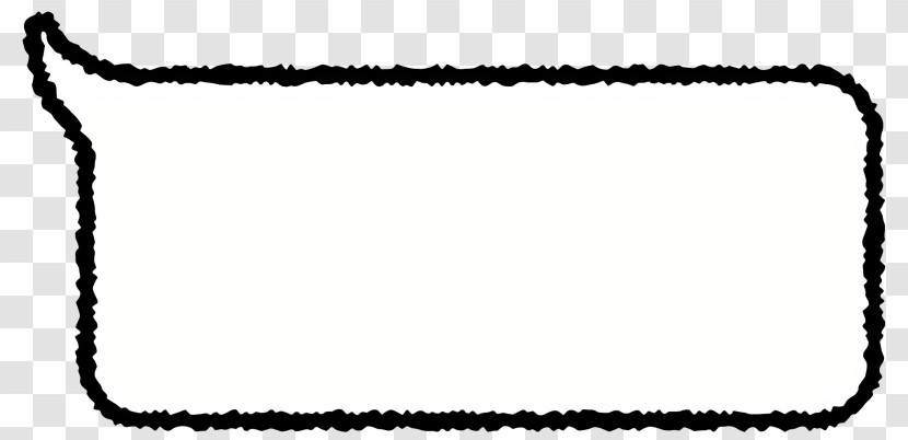 Text Box - Rectangular Speech Bubble For Conversation Design Transparent PNG