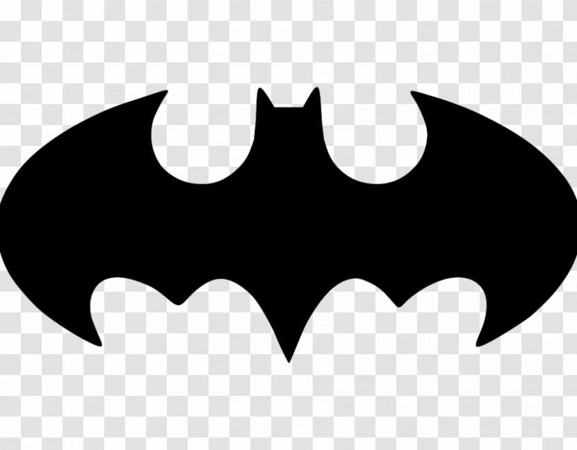 Batman Batgirl Logo Clip Art - Stencil Transparent PNG