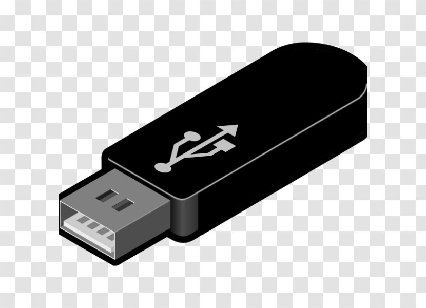 USB Flash Drives Memory Clip Art - Computer Hardware Transparent PNG