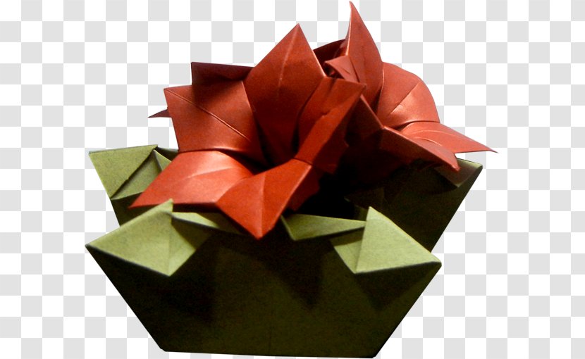 Origami Paper Flower Bouquet Transparent PNG