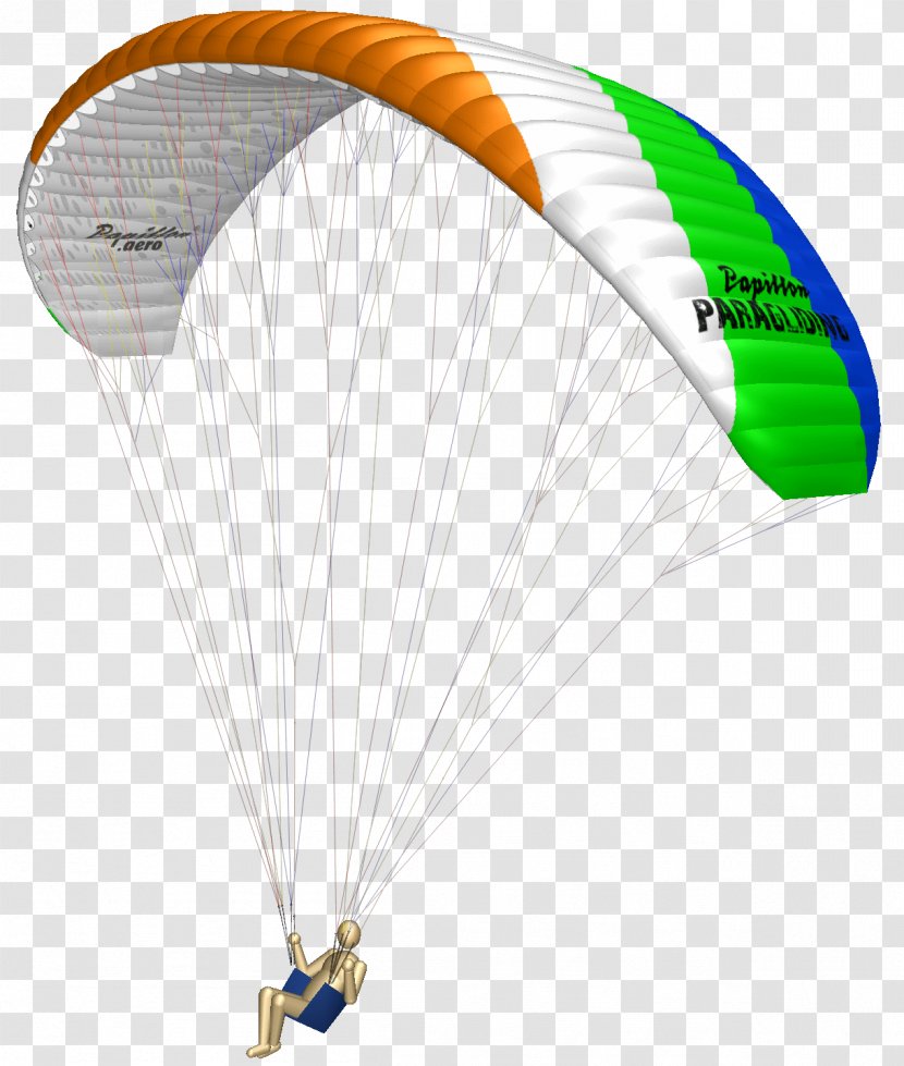 Papillon Paragliding Wasserkuppe Parachute Parachuting Paratrooper Transparent PNG