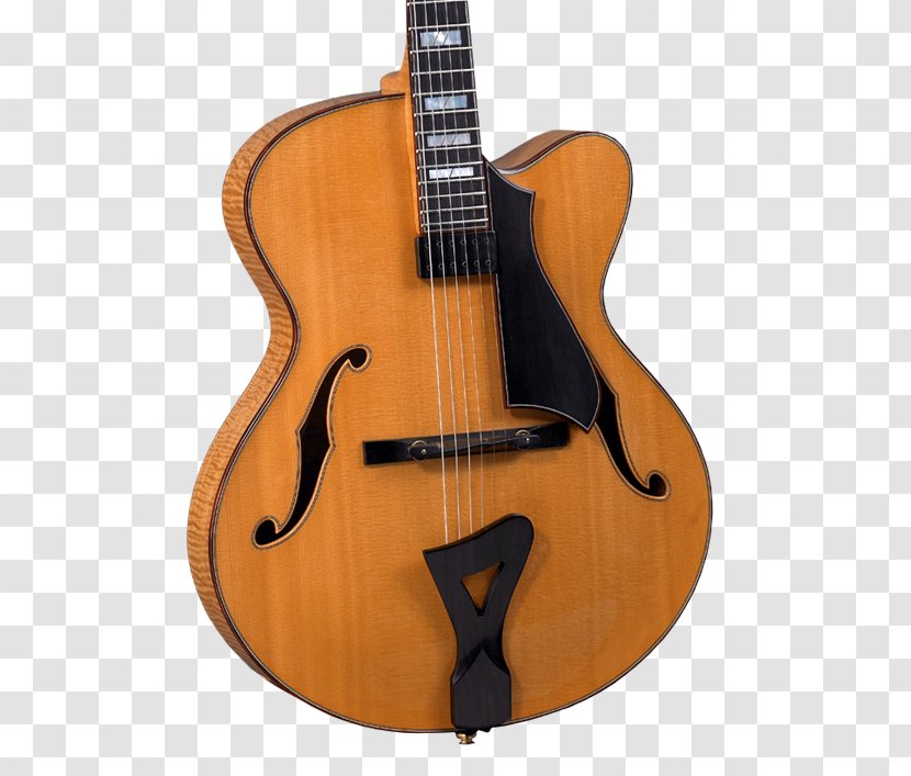 Acoustic Guitar Bass Electric Tiple Cuatro - Shading Style Transparent PNG