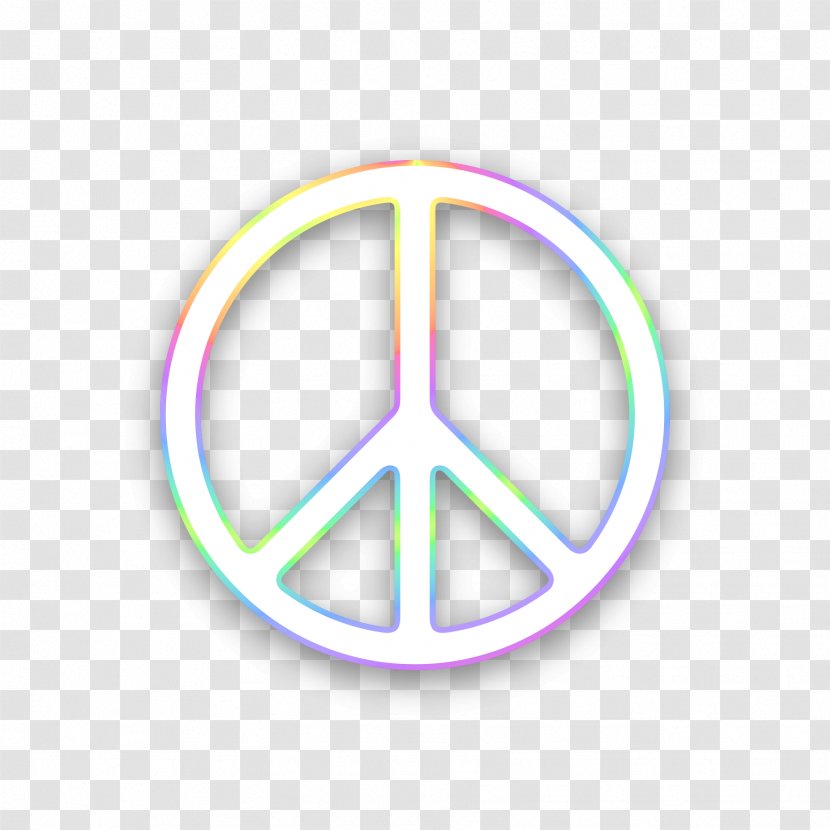 Peace Symbols Logo Product Design Purple - Symbol - Nuclear Disarmament Transparent PNG