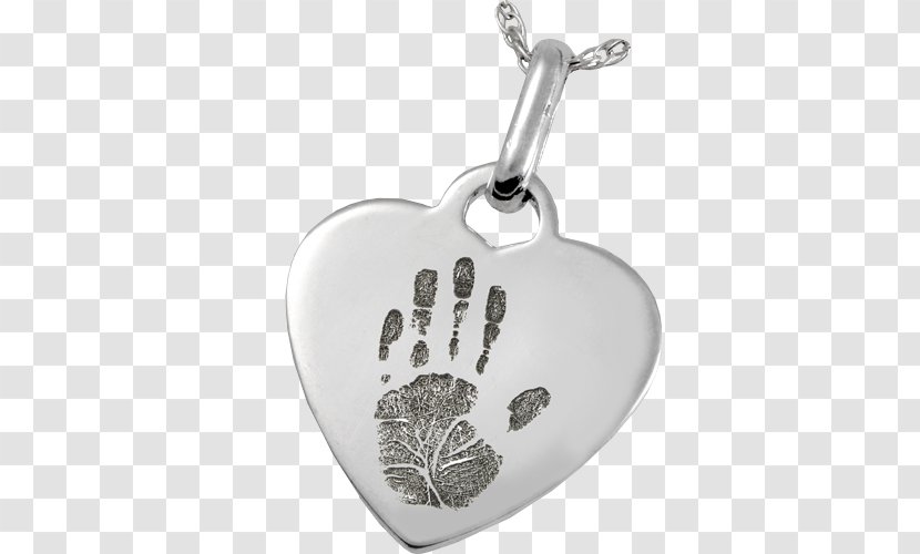 Locket Charms & Pendants Jewellery Necklace Sterling Silver - Pendant - Heart Fingerprint Transparent PNG