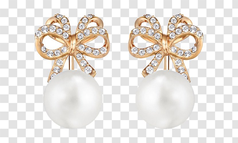 Earring Jewellery Pearl Swarovski AG Necklace - Ring - Jewelry Earrings Transparent PNG