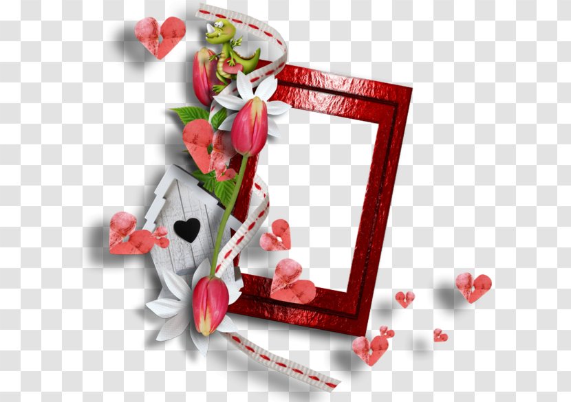Valentine's Day Heart Picture Frames 14 February Love - Floral Design Transparent PNG