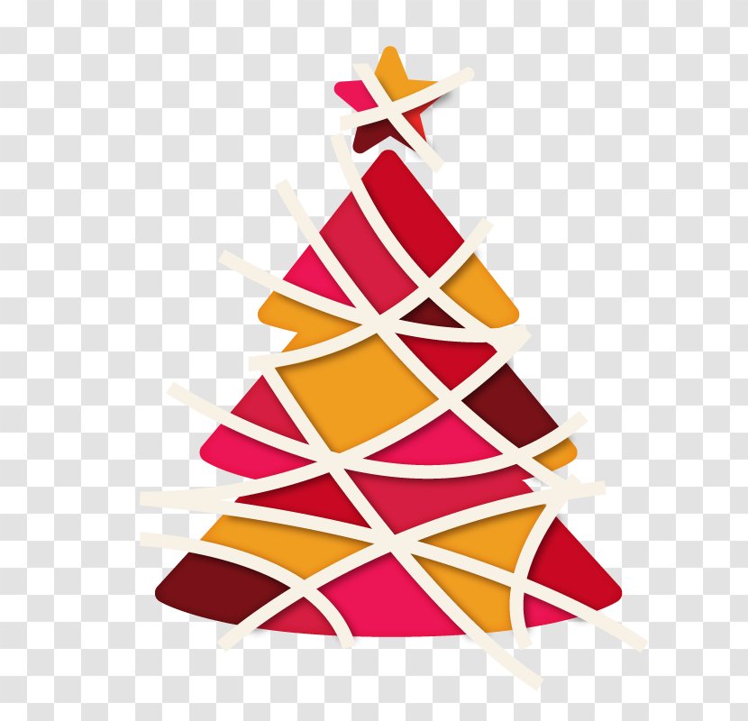 Christmas Tree - Cone - Vector Transparent PNG