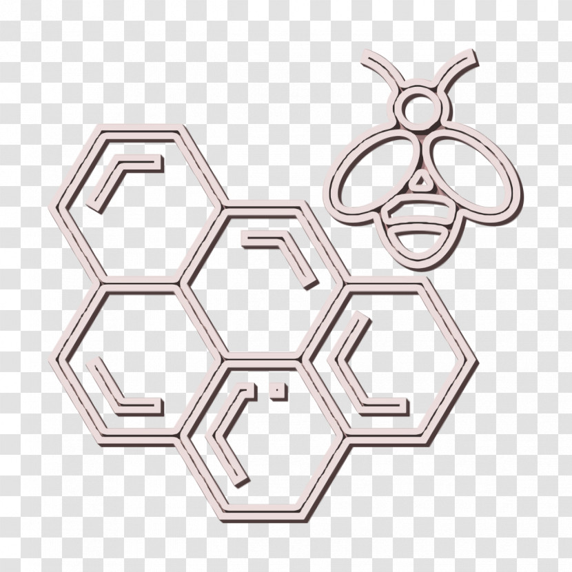 Honeycomb Icon Apiary Icon Bee Icon Transparent PNG
