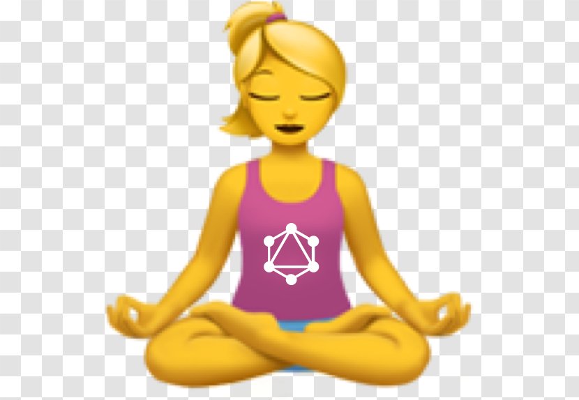 Emoji Domain Yoga Lotus Position - Figurine - Experience Classes Transparent PNG