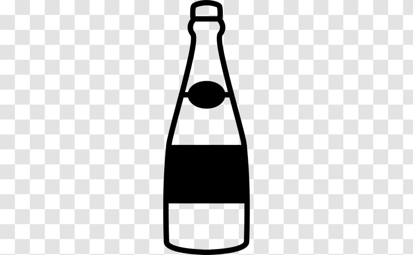 Wine Cocktail Champagne Beer Sparkling - Glass Bottle - Icon Transparent PNG