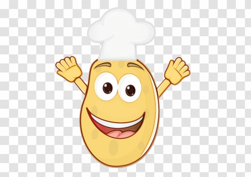 Potato Cartoon - Happy Emoticon Transparent PNG