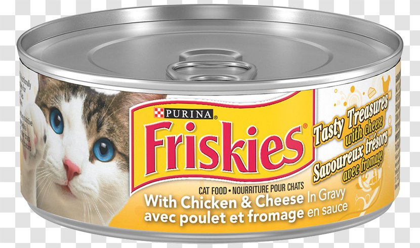 Friskies Classic Paté Wet Cat Food - Cheese Sauce Transparent PNG