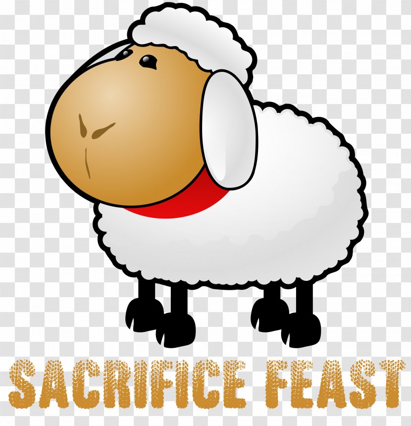 Sacrifice Feast. - Black Sheep - Coloring Book Transparent PNG