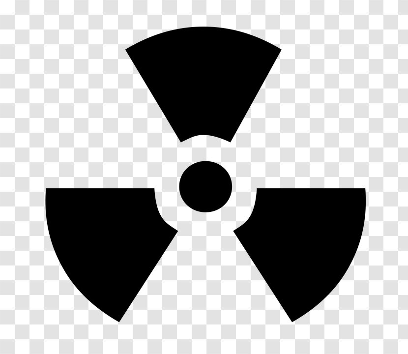 Radioactive Decay Waste Contamination Naturally Occurring Material Nuclear Power - Radionuclide - Black And White Transparent PNG